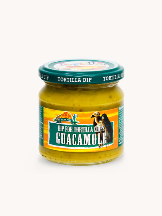 Salsa para barbacoa de Guacamole Dip Tarro Cantina Mexicana
