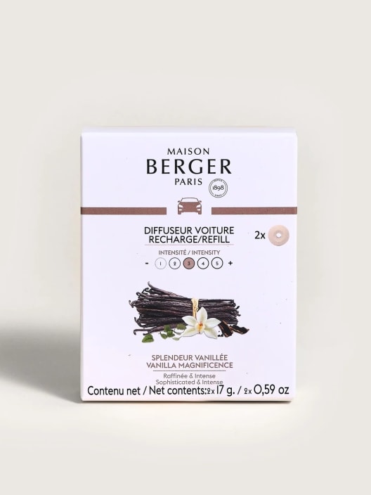 Recambio difusor de aromas para coche Berger Splendeur Vanillée