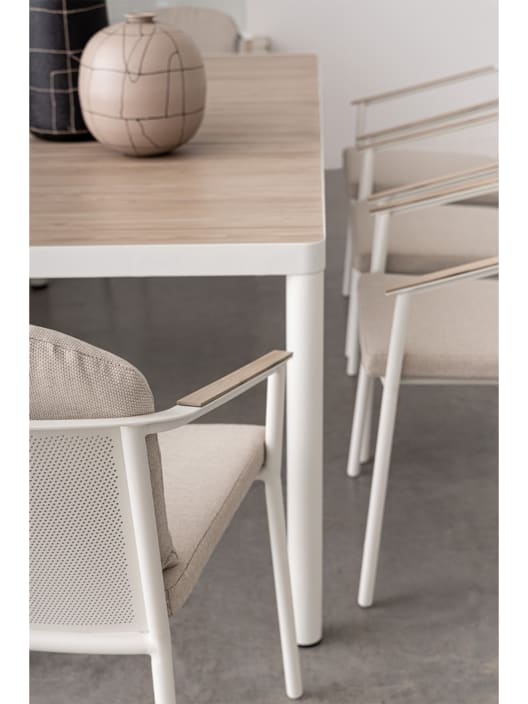 Set de mesa y sillas jardin Bizzotto ULISES piezas