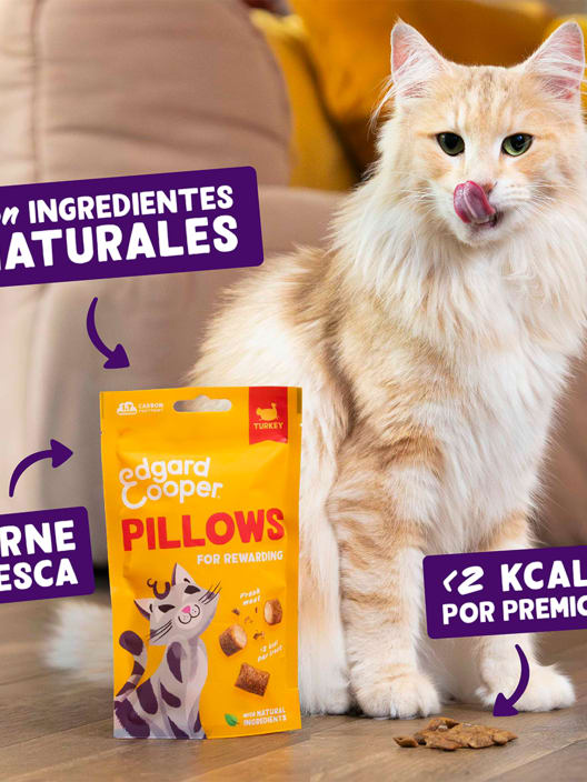 Bocaditos de pavo para gatos adultos Edgard&Cooper
