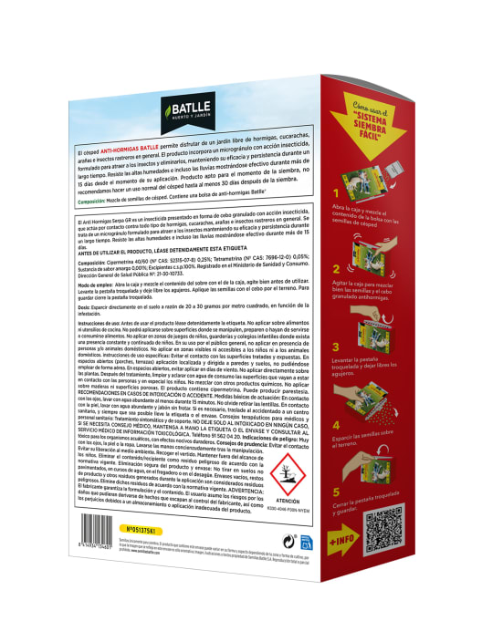 Semillas de césped Batlle anti-hormigas