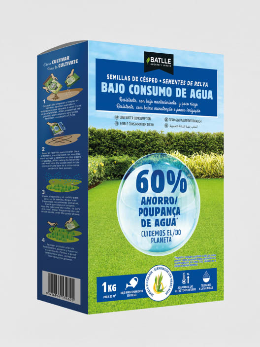 Semillas de césped Batlle ahorro de agua