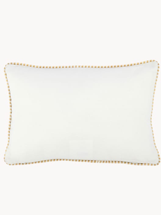 Cojín Bonheur blanco 30x45 cm