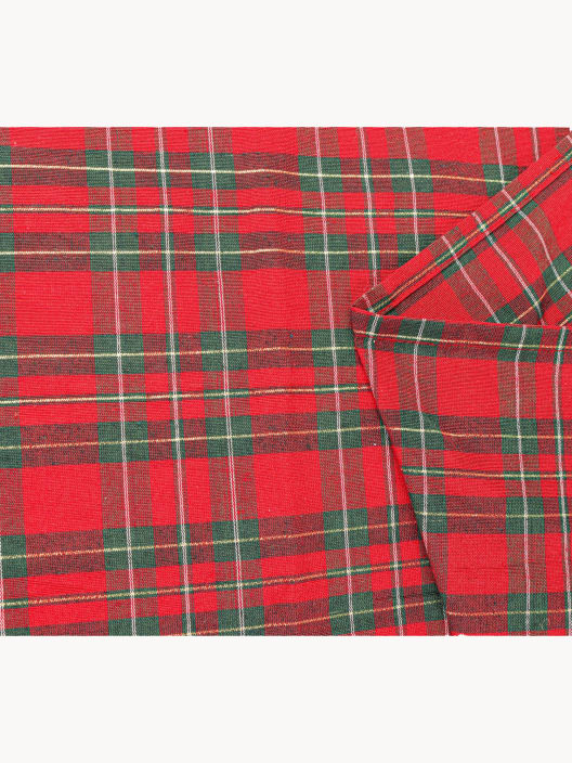 Camino de Mesa Escocés Rojo Heritage 50x160 cm