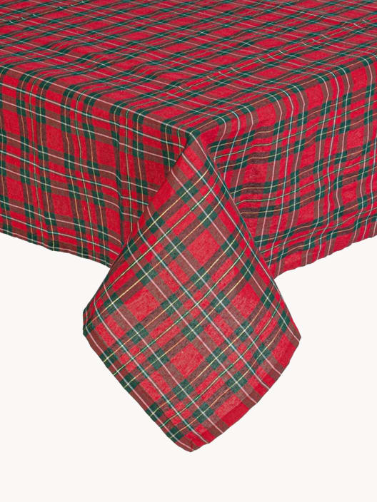 Camino de Mesa Tartán Rojo Heritage 140x240 cm