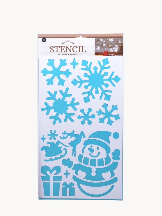 Plantillas para Dibujos de Navidad Surtidas (Santa/Muñeco de Nieve)