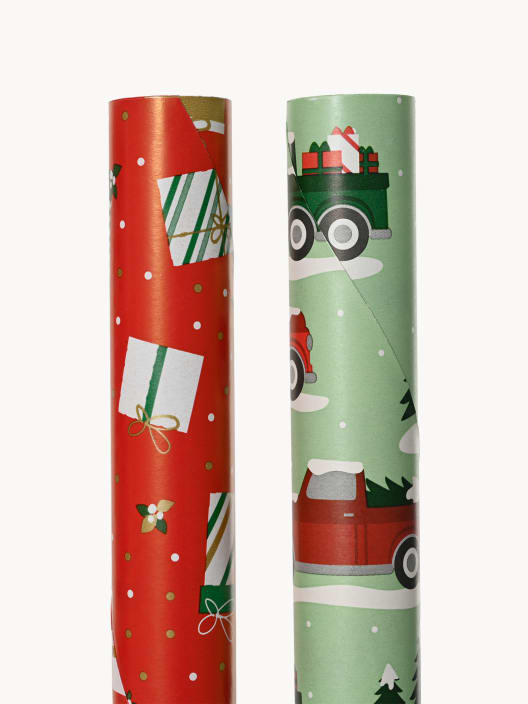 Papel Regalo Motivos Home Surtido (4 Diseños), 70x500 cm