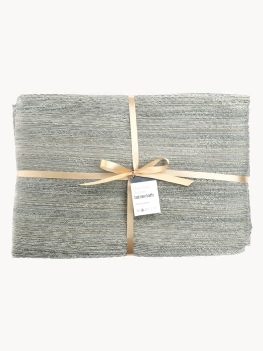 Mantel Bouclisse Delux Verde 140x250 cm