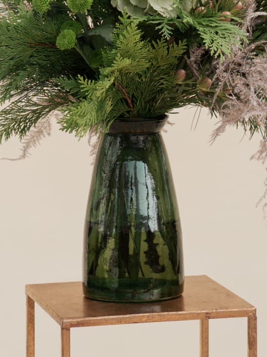 Jarrón verde oliva Edwin
