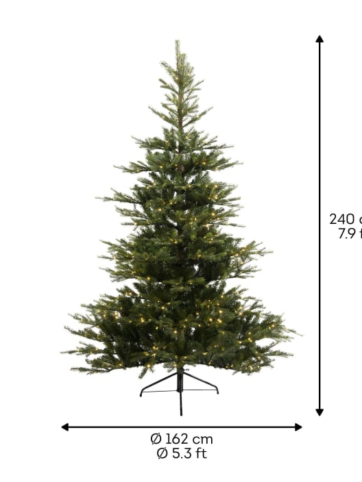 Árbol de Navidad Artificial Grandis con Luces Led
