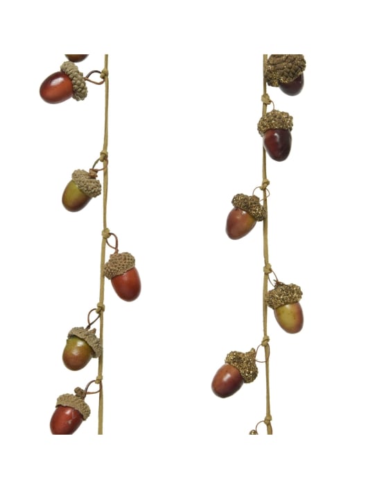 Guirnalda artificial de bellotas 110 cm