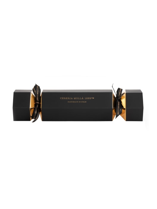Cracker de Navidad con vela y crema de manos Santal & Tonka