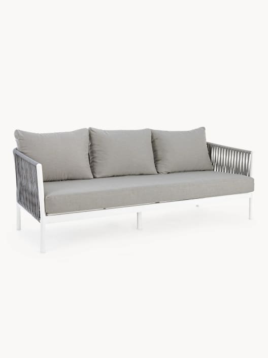 Conjunto de jardín Bizzotto FLORENCIA de aluminio blanco