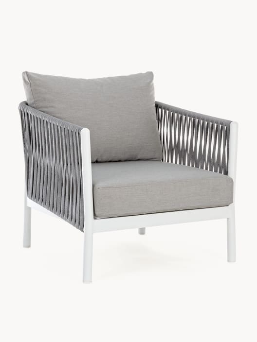 Conjunto de jardín Bizzotto FLORENCIA de aluminio blanco