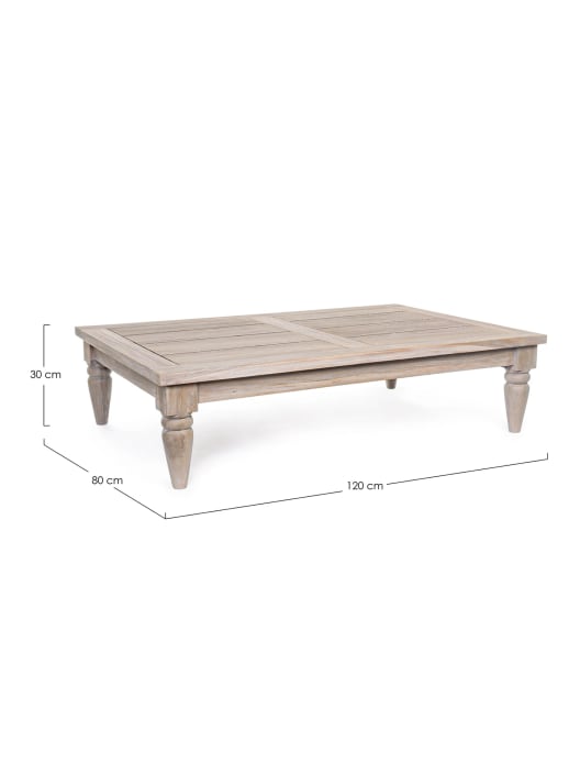 Conjunto de jardín Bizzotto BALI de teca beige