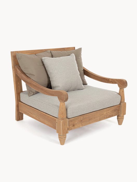 Conjunto de jardín Bizzotto BALI de teca beige