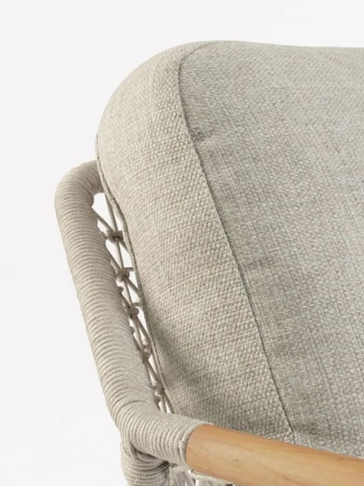Conjunto de jardín Bizzotto EULERO de teca beige