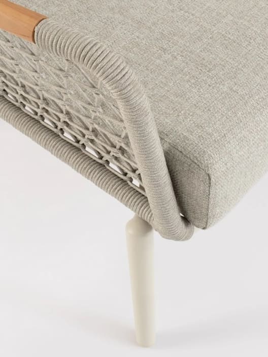 Conjunto de jardín Bizzotto EULERO de teca beige