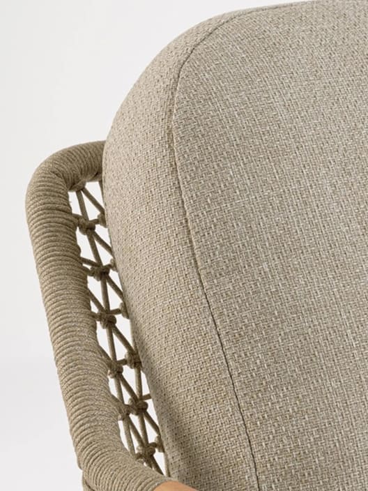 Conjunto de jardín Bizzotto EULERO de teca antracita
