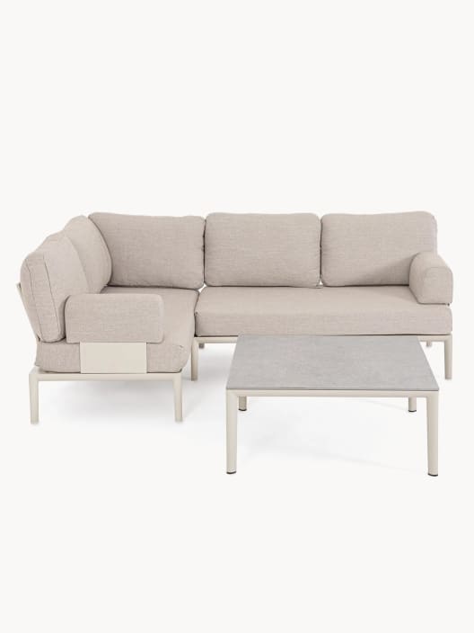 Conjunto de jardín Bizzotto GERALD de aluminio beige