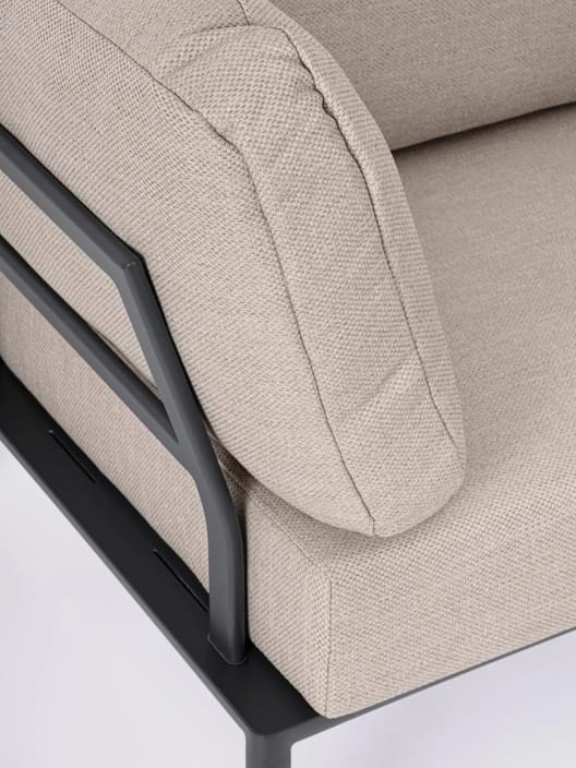 Conjunto de jardín Bizzotto GERALD de aluminio antracita