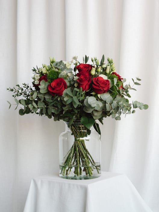 Bouquet Amor al Natural - 12 Rosas rojas