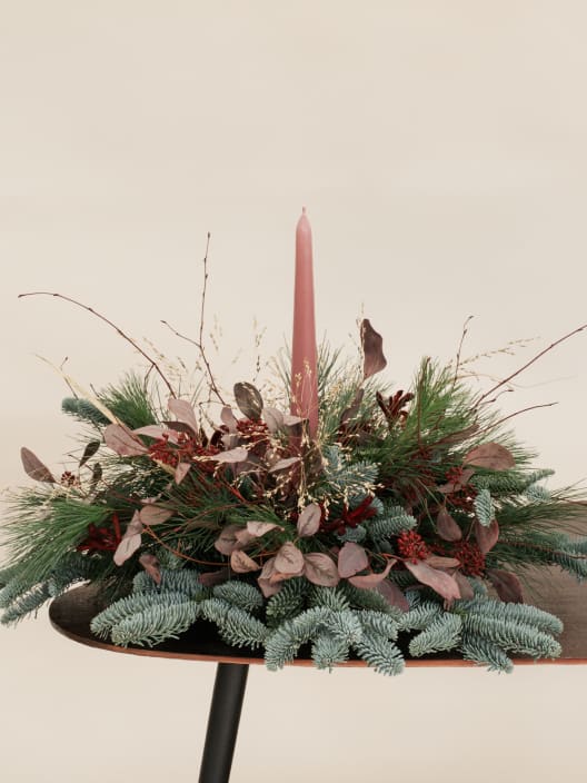 Navidad Palazzo Chic - Centro natural redondo