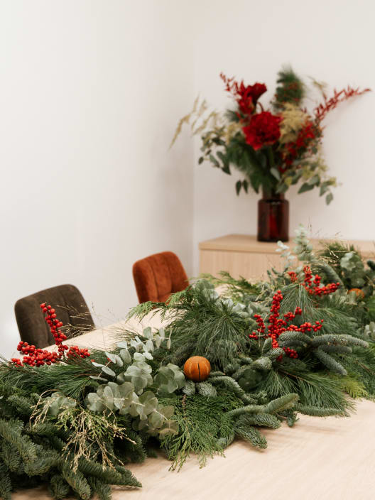 Navidad Tradicional - Guirnalda natural