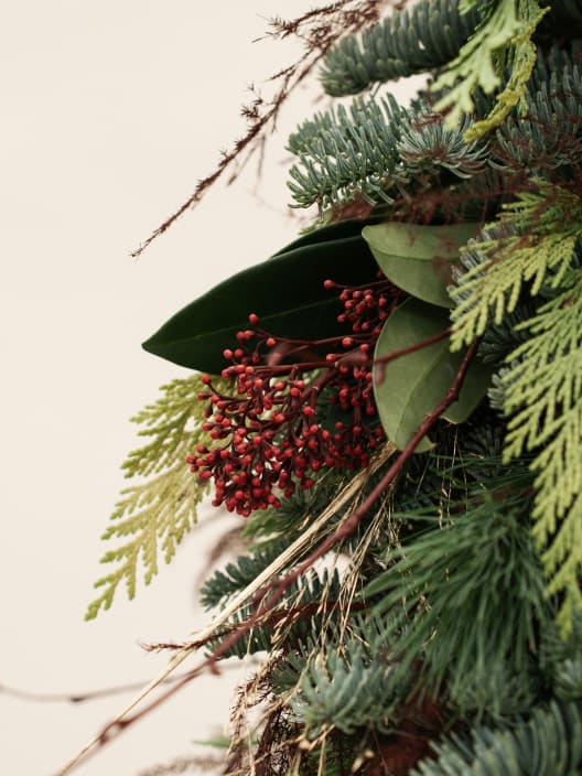 Navidad Palazzo Chic - Árbol natural de ramas de abeto