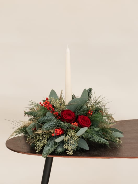 Navidad Tradicional - Centro natural redondo