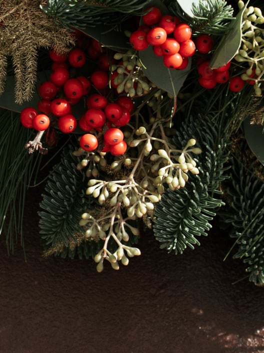 Navidad Tradicional - Centro natural redondo