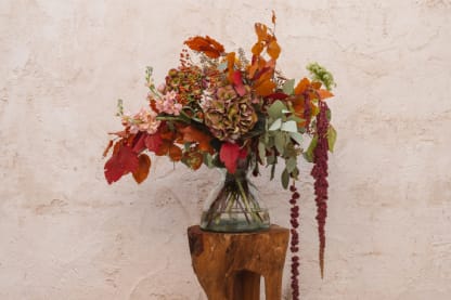Taller de ramo de flor otoñal