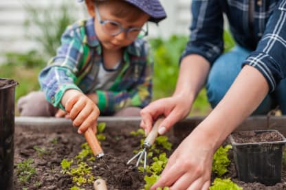 Taller de huerto urbano para niños