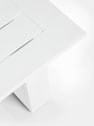 Conjunto de jardín Bizzotto BALTIC de aluminio blanco/gris claro