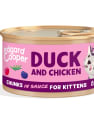 Alimento húmedo para gatitos - Trocitos en salsa de pato y pollo Edgard&Cooper