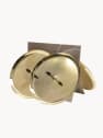 Portavelas metal dorado brillante 7 cm