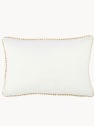 Cojín Bonheur blanco 30x45 cm