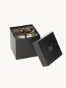 Vela perfumada dorado/negro Ø15,5 cm