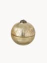 Vela perfumada adorno navideño dorada Ø12,5 cm (surtido)