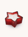 Vela estrella roja Ø13,5 cm