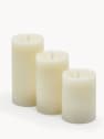 Velas LED color marfil EDG (set 3 uds)