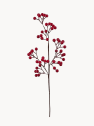 Rama Ilex blanca y roja decorativa 58 cm