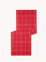 Camino de Mesa de Cuadros Rojo Heritage 50x160 cm