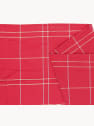 Camino de Mesa de Cuadros Rojo Heritage 50x160 cm