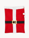 Bolsa de Papá Noel (Santa) Roja/Blanca, 2 Unidades (50x70 cm)