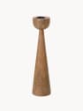 Candelabro madera natural 25 cm