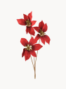 Rama de Flor de Pascua roja decorativa 60 cm