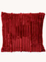 Cojín de Rayas Suave Burgundy 45 x 45 cm