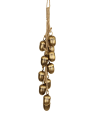 Guirnalda de bellotas de metal 52,5 cm