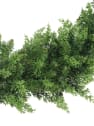 Guirnalda artificial de cedro verde 180 cm, interior y exterior